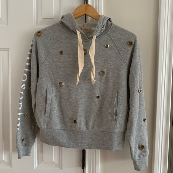 Philosophy Tops - Philosophy hooded French terry shirt S